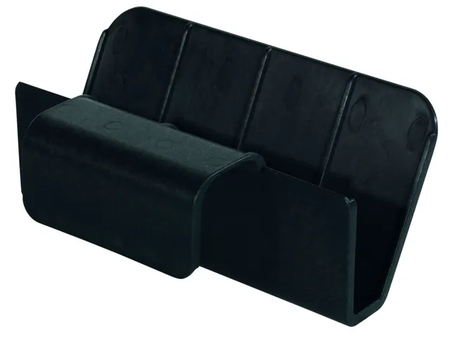 Vlakmopsteun zwart recycled