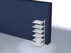 dossierstelling,aanbouwveld,HxBxD 2000x760x635mm,vaklast 90kg