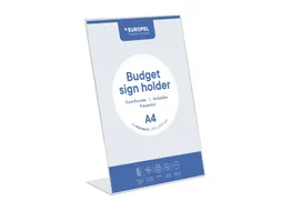Europel Kaarthouder Budget L-standaard A4 1,5 mm Staand