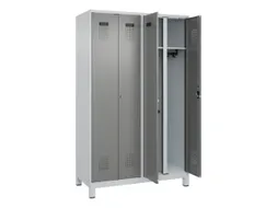 locker voor scheiding van kleding,HxBxD 1950x1200x500mm,4vak