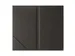 Chemise de compte Sigel noire 130x230x10mm avec 2 poches angulaires