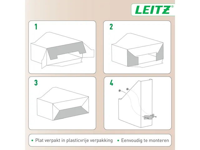 Tijdschriftencassette Leitz Puro set van 2 zwart