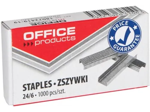 Office Products Nietjes 24/6 Verzinkt 1000 Stuks