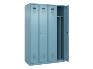 locker voor scheiding van kleding,HxBxD 1850x1200x500mm,4vak - 1