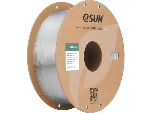 eSUN 3D Filament PETG-basic 1,75mm clear 1kg