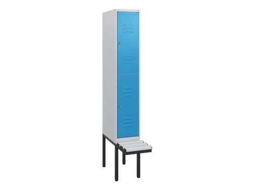 Dubbeldekse dekenkist,HxBxD 1950x300x815mm,1x2vak.,vak B 300mm