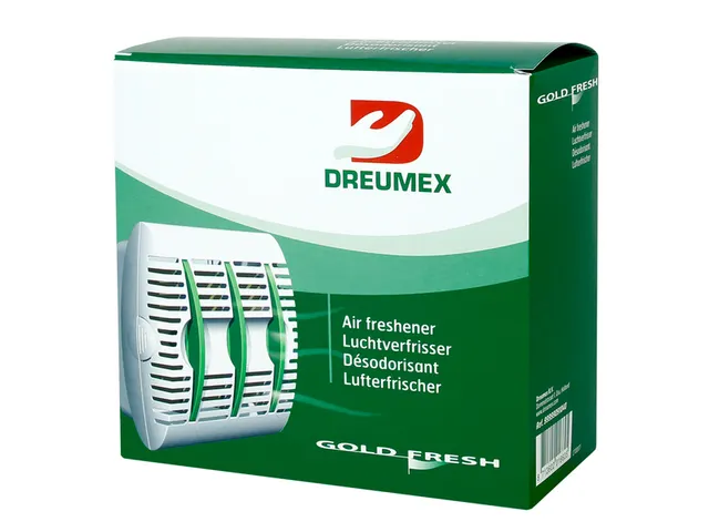 Luchtverfrisserdispenser Dreumex Gold Fresh wit