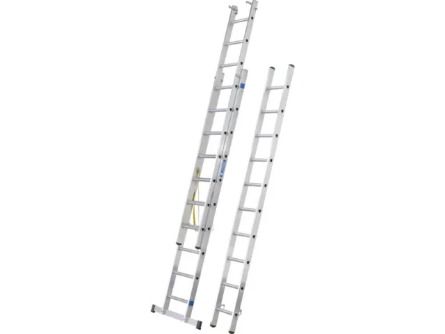 échelle télescopique polyvalente,3x12 échelons,lisse L 3,54-8,3m,al