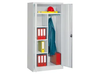 Dossier-/Kledingkast Hxbxd 1950x1000x600mm Ral7035 Front Ral7035 - 2