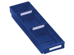 Stellingbak Extra Vlak Pp Hxbxd 65X120X400Mm Blauw