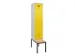 locker met bank,voor scheiding van kleding,HxBxD 2120x400x815mm,1vak