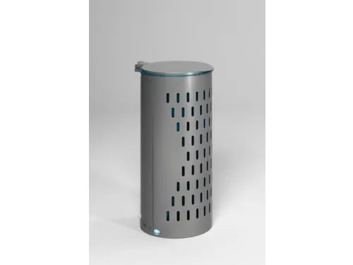 Afvalverzamelaar Zilver 120 Liter 850x380x440mm Met Deur