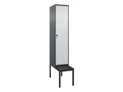 locker voor scheiding van kleding,HxBxD 2120x400x815mm,1vak