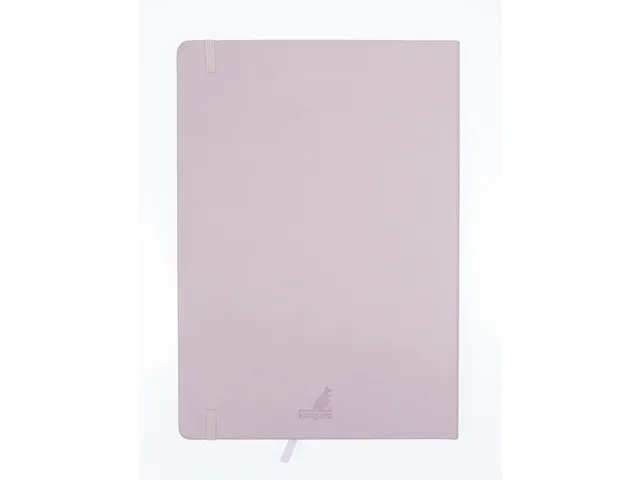 Schetsboek Kangaro A4 violet PU HC 80 blad 140gr roomwit met elastiek