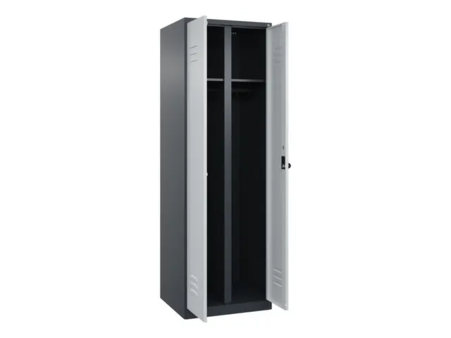 locker voor scheiding van kleding,HxBxD 1850x600x500mm,2vak