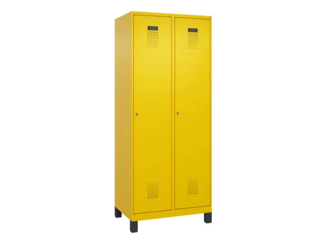 locker voor scheiding van kleding,HxBxD 1950x800x500mm,2vak