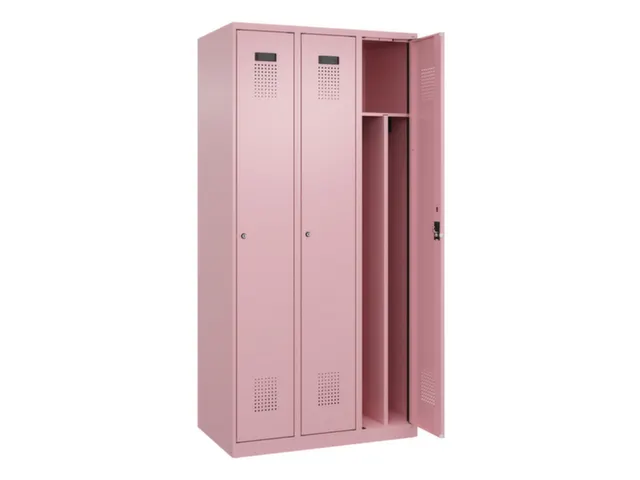 locker voor scheiding van kleding,HxBxD 1850x900x500mm,3vak