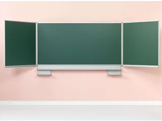 Schoolbord Vijfvlaksbord 120x200cm krijtbord Groen Emaille - 2