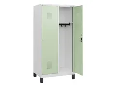 schoollocker,HxBxD 1630x800x500mm,2vak,vak B 400mm,cil.-slot,voeten