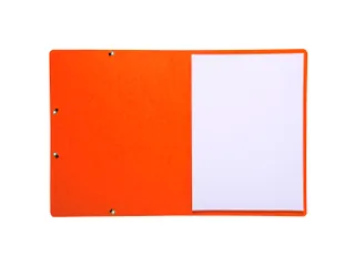 Elastomap zonder klep glanskarton 355gm² A4 Oranje - 3
