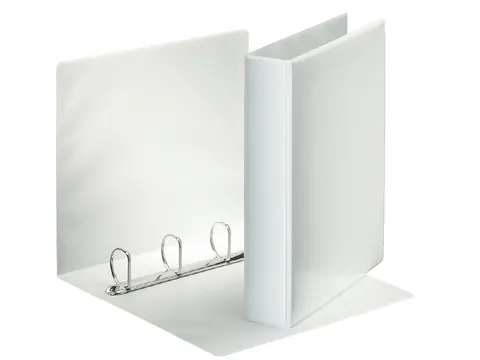 Presentatieringband A4 4-rings D-mech 16mm wit 10 Stuks