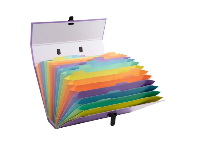 Sorteermap 18 ind. A quarel geassort.