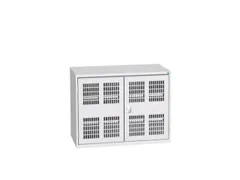 universele kast,HxBxD 800x1050x550mm,2xStalen bodem,draaigrendelslot