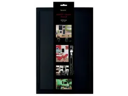 Securit Krijtbord Woody Ft 40x60cm, Zwart