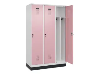 locker voor scheiding van kleding,HxBxD 1950x1200x500mm,3vak - 1