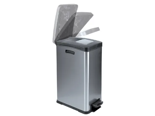 Afvalbak Rejoice EKO 30 liter met kunststof binnenbak RVS