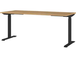 Elektrisch ihv bureau,HxBxD 720-1200x1800x800mm,blad Grandson-eiken