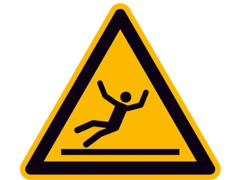 Waarschuwingsbord,Waarschuwing V. Uitglijden,Sticker,Folie