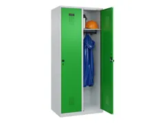 locker,HxBxD 1850x800x500mm,2vak,vak B 400mm,draaigrendel