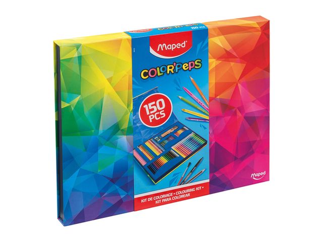 Kit dessin Maped Color'sPeps 150 pièces assorti
