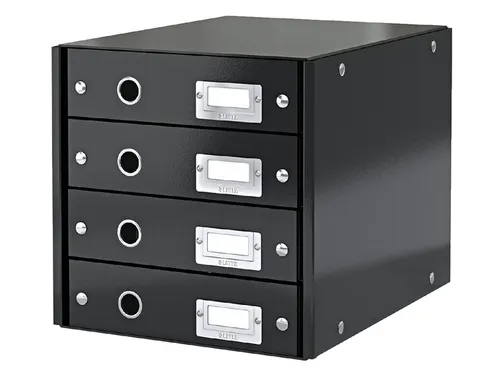 Ladenbox 4 Laden Leitz Click & Store 4 Laden Zwart 81% gerecycled kart