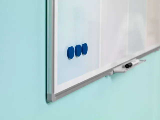 Whiteboard bedrukt eigen ontwerp 45x60cm Softline 8mm alu-profiel