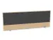 panneau de rehausse,p. table de bureau,NE-érable,BN8010-anthracite