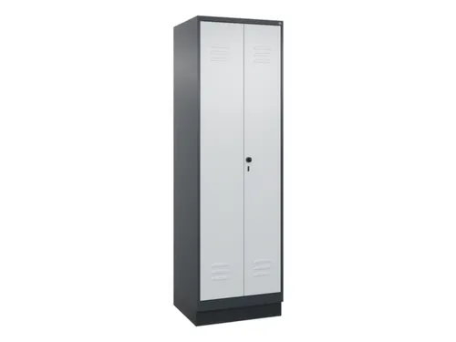 locker voor scheiding van kleding,HxBxD 1950x600x500mm,2vak