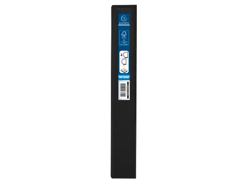 Ringmap PP Kreacover Personaliseerbaar A4+ 4D-R 30mm Zwart
