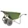 aluminium kruiwagen,160l,HxBxD 800x715x1630mm,PP-bak,groen,aluminium
