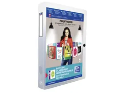 Verzamelbox Oxford Polyvsion A4 40mm Insteektas Transparant PP