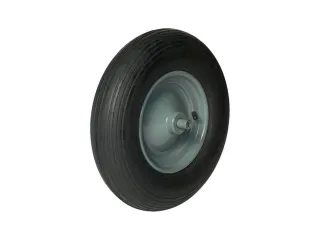 kruiwagenwiel,draagverm. 250kg,ØxB 400x100mm,aslengte 100mm - 1