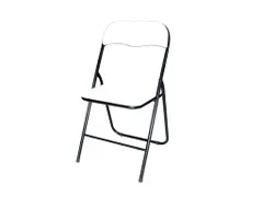 Klapstoel Wit Zwart FC100                       