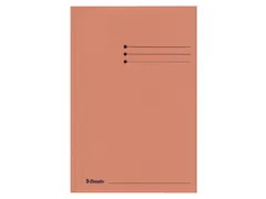 Dossiermap Esselte folio 3 kleppen manilla 275gr oranje
