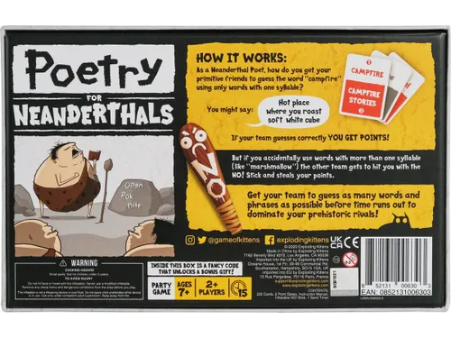Spel Poetry for Neanderthals