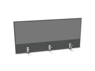 opzetpaneel bureau aanbouw achter MS-donkergrijs BN8078-grijs 1200mm - 1