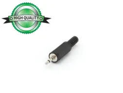 Mannelijke 2.5mm Mono Jack Plastic Zwart