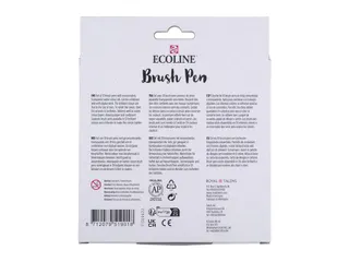 Brushpen Talens Ecoline set à 10 stuks primair - 5