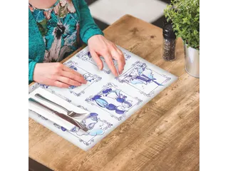 Tork 474566 Placemat Delft-Ware Advanced 1-laags Decor 42x30cm - 3