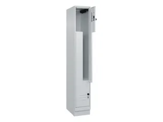 Z-garderobekast,HxBxD 1950x300x500mm,vak B 150/300mm,draaigrendel - 2